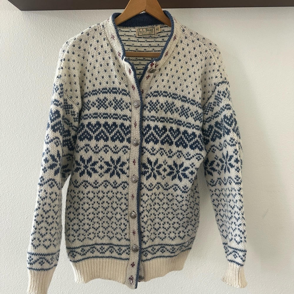L. L. Bean Wool Cardigan